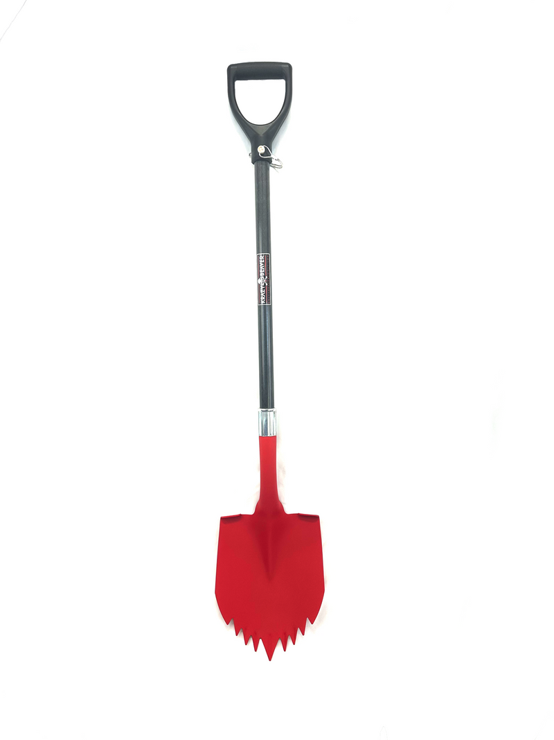Load image into Gallery viewer, Krazy Beaver Shovel XL (Red Textured Head / Black Handle)