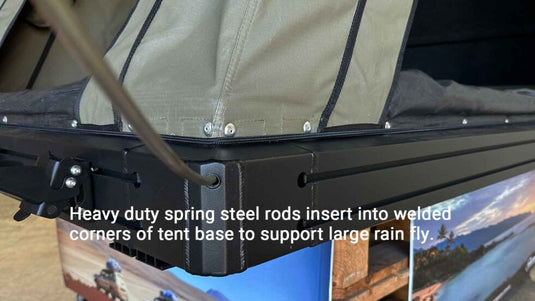 The Bush Company AX27™ Clamshell Rooftop Tent