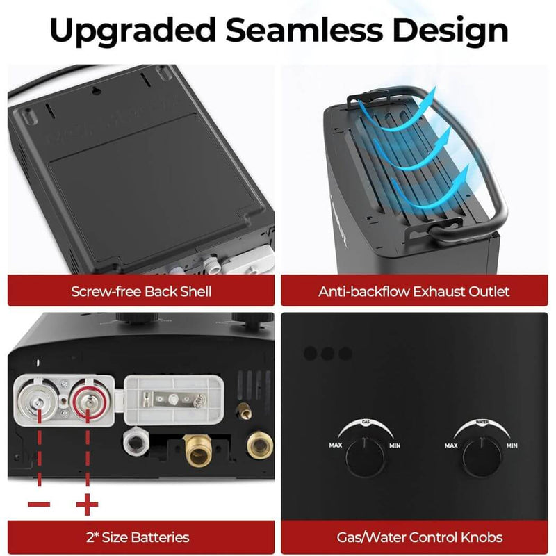 Load image into Gallery viewer, Camplux AY132BP43 Portable Propane Water Heater Pump Kit