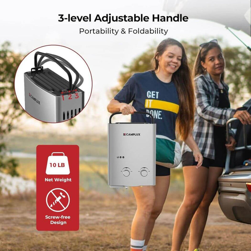 Load image into Gallery viewer, Camplux AY132GP43 Portable Propane Water Heater Pump Kit