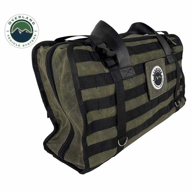 Load image into Gallery viewer, Large Recovery Bag with Handle & Straps - #16 Waxed Canvas Storage