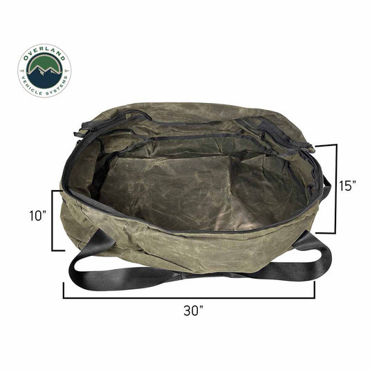 Large Duffle Bag with Handle & Straps -