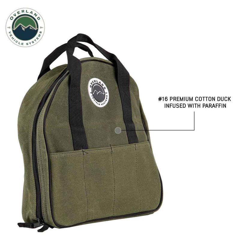 Load image into Gallery viewer, Jumper Cable Storage Bag - #16 Waxed Canvas