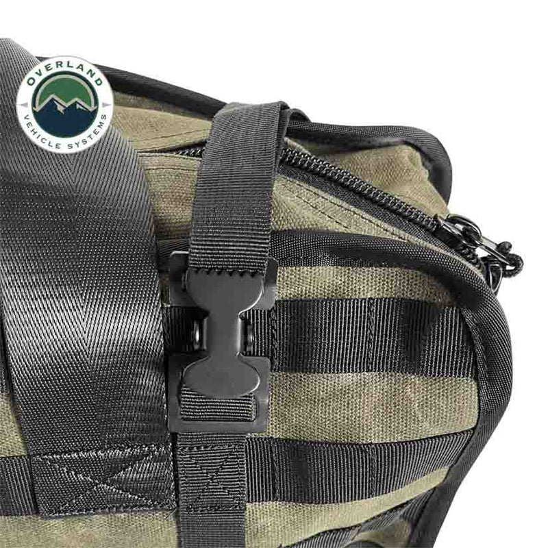 Load image into Gallery viewer, Large Recovery Bag with Handle & Straps - #16 Waxed Canvas Storage