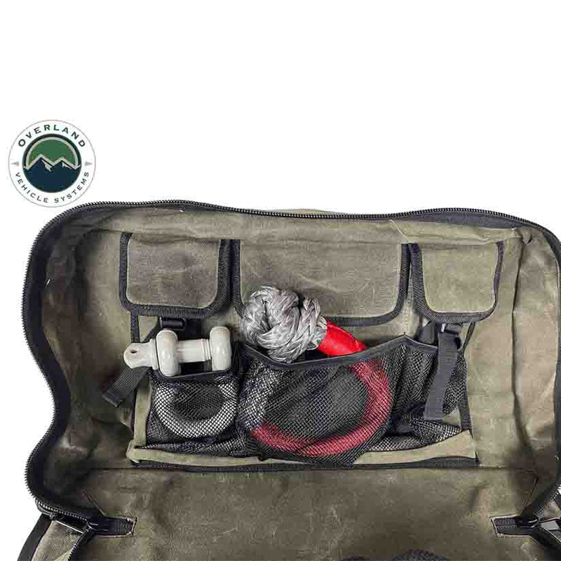 Load image into Gallery viewer, Large Recovery Bag with Handle & Straps - #16 Waxed Canvas Storage