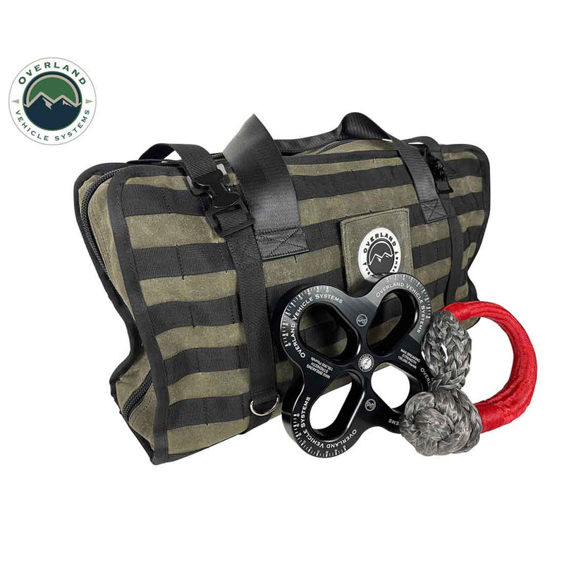 Load image into Gallery viewer, Large Recovery Bag with Handle & Straps - #16 Waxed Canvas Storage