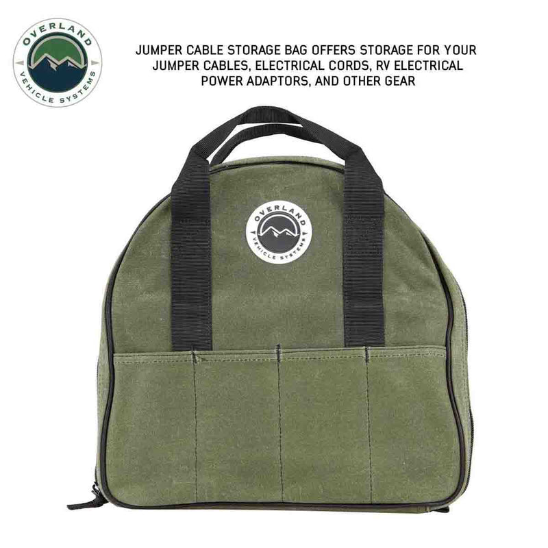 Load image into Gallery viewer, Jumper Cable Storage Bag - #16 Waxed Canvas