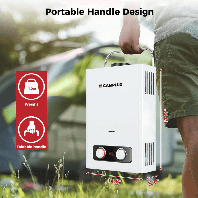 Load image into Gallery viewer, Camplux BD158 Tankless Propane Water Heater Portable