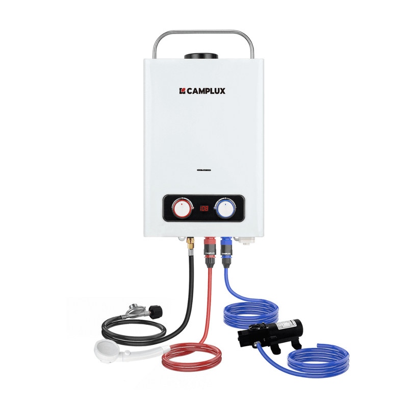 Load image into Gallery viewer, Camplux BD158 Tankless Propane Water Heater Pump Kit