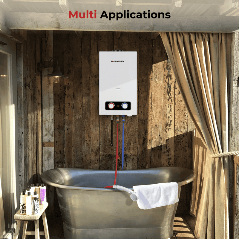 Load image into Gallery viewer, Camplux BD264 Tankless Propane Water Heater Portable