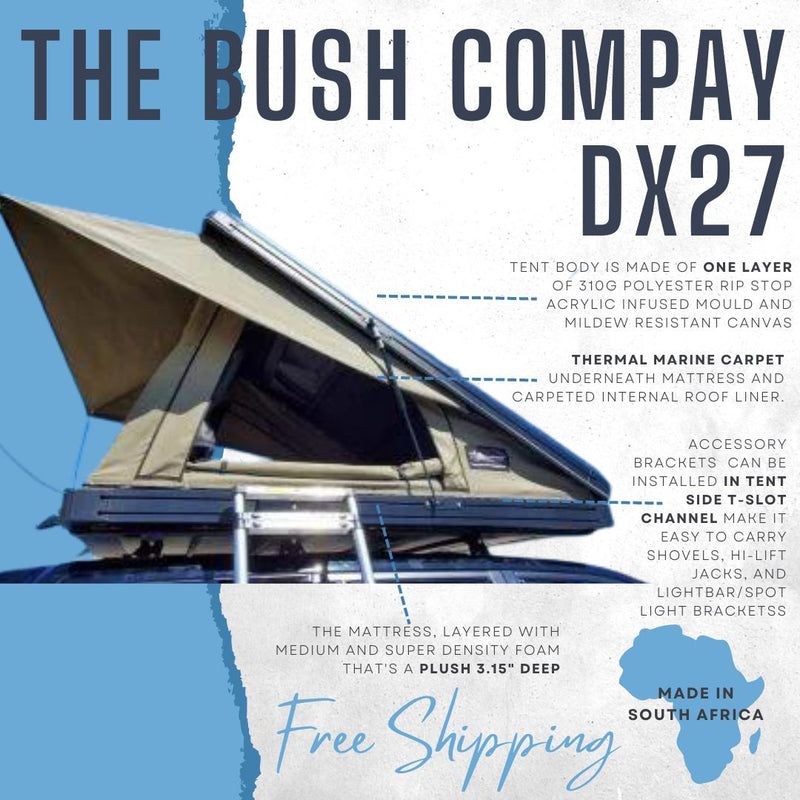 Load image into Gallery viewer, The Bush Company DX27™ Clamshell Rooftop Tent
