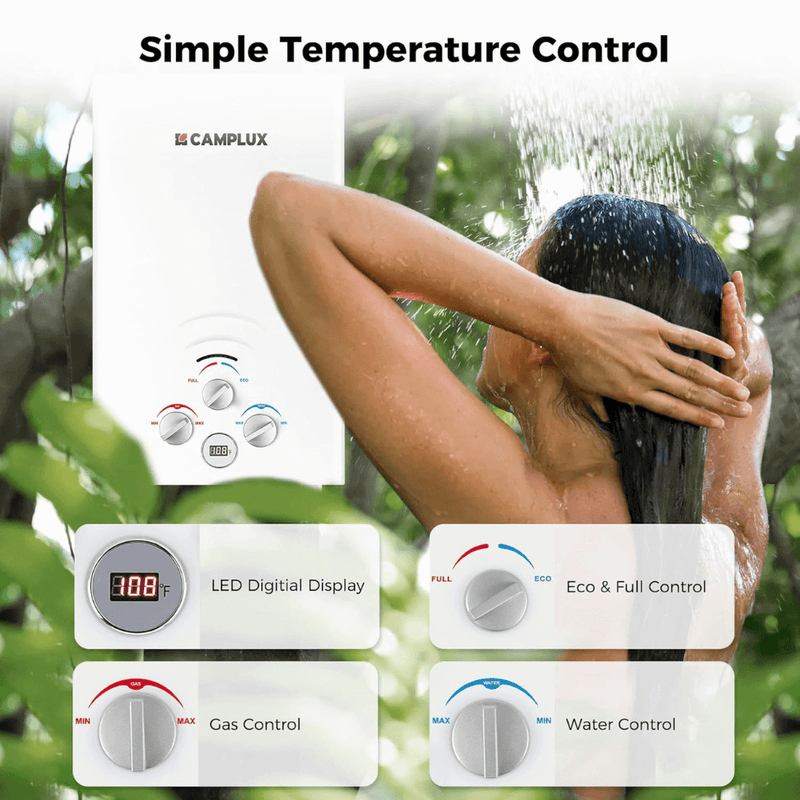 Load image into Gallery viewer, Camplux BW211 Camping Water Heater Propane