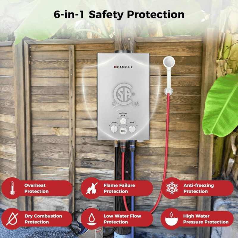Load image into Gallery viewer, Camplux BW211G Camping Water Heater Propane