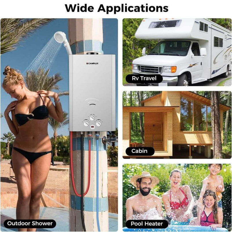 Load image into Gallery viewer, Camplux BW422G Camping Water Heater Propane