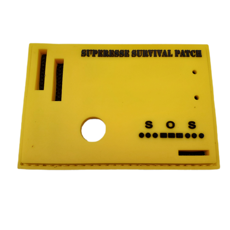 Load image into Gallery viewer, Superesse Survival Patch: Compartmentalized Micro EDC and Survival Kit