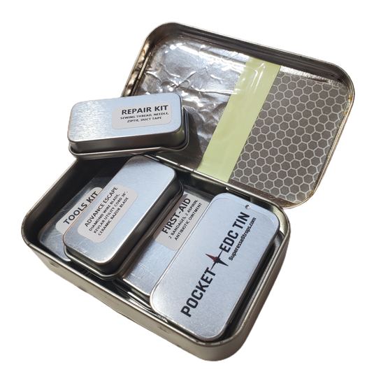 EDC Pocket Tin - Compartmentalized Survival Kits