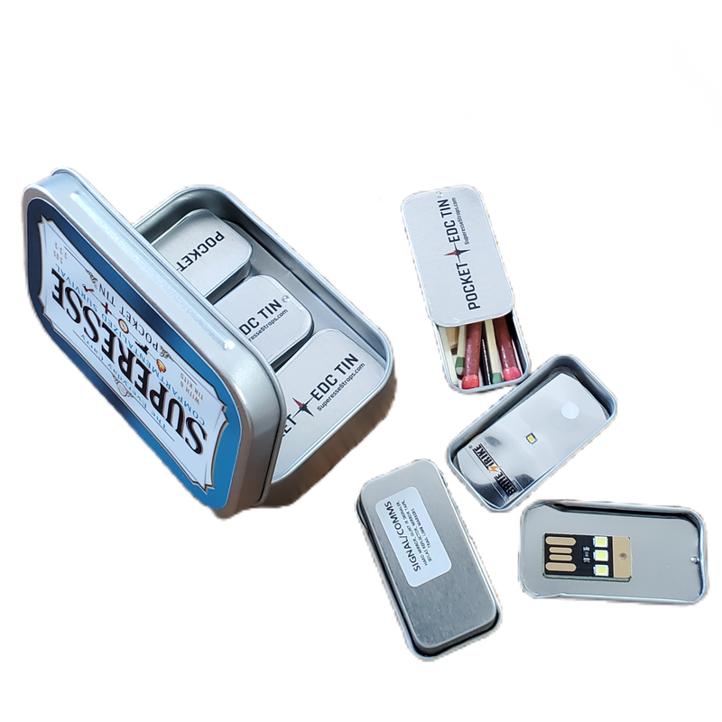 Load image into Gallery viewer, EDC Pocket Tin - Compartmentalized Survival Kits