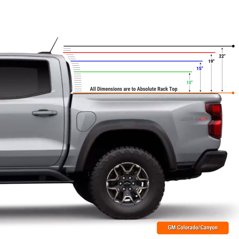 Load image into Gallery viewer, XTR1 Bed Rack for Chevy Colorado / GMC Canyon
