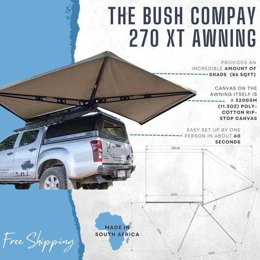 The Bush Company 270 XT Awning Mk2