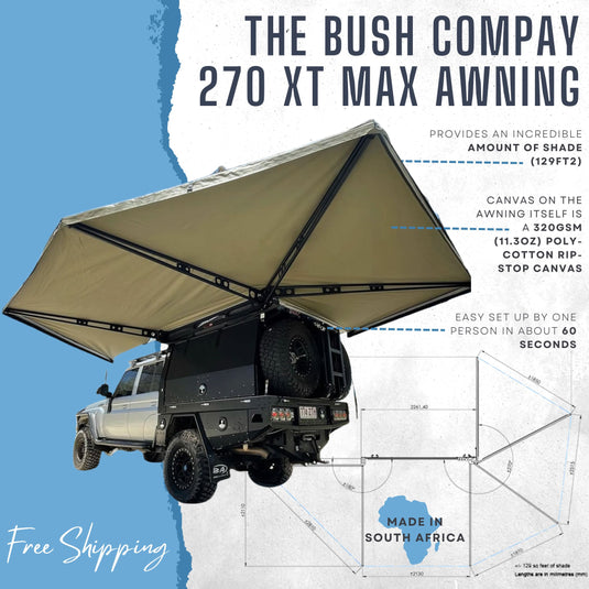 The Bush Company 270 XT™ Max Awning Mk2