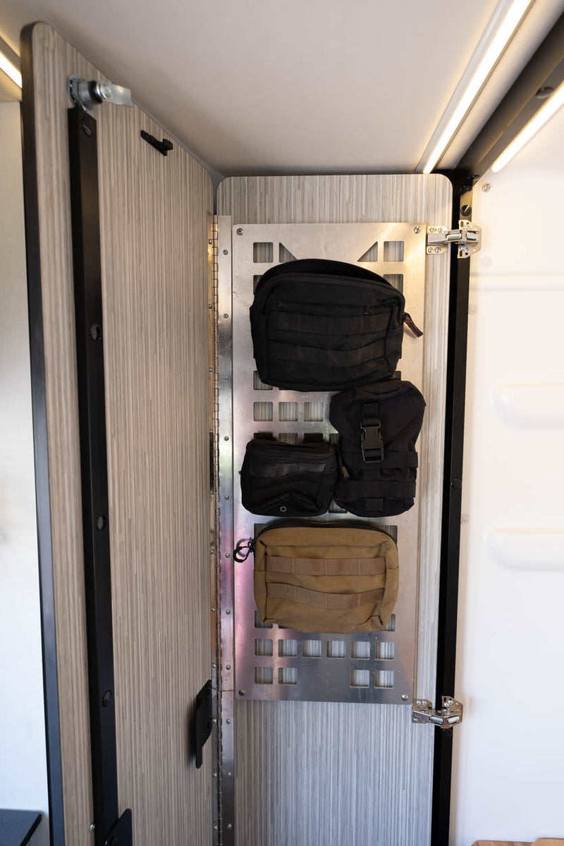 Load image into Gallery viewer, The Original Revel Shower Door MOLLE Panel by FreedomVanGo