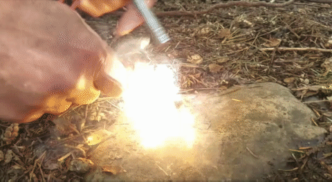 Load image into Gallery viewer, FireStorm™ Large 3/8" Ferro Rod Fire Starter - Red Loop Lanyard