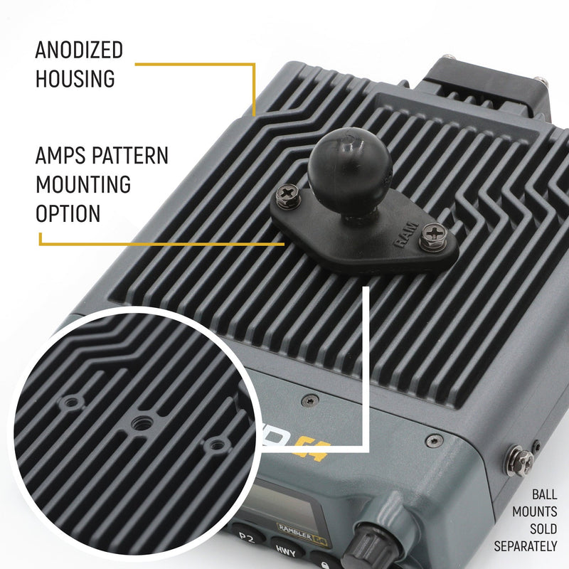 Load image into Gallery viewer, Radio Kit Lite - Rambler G4 GMRS Band Mobile Radio with Stealth Antenna