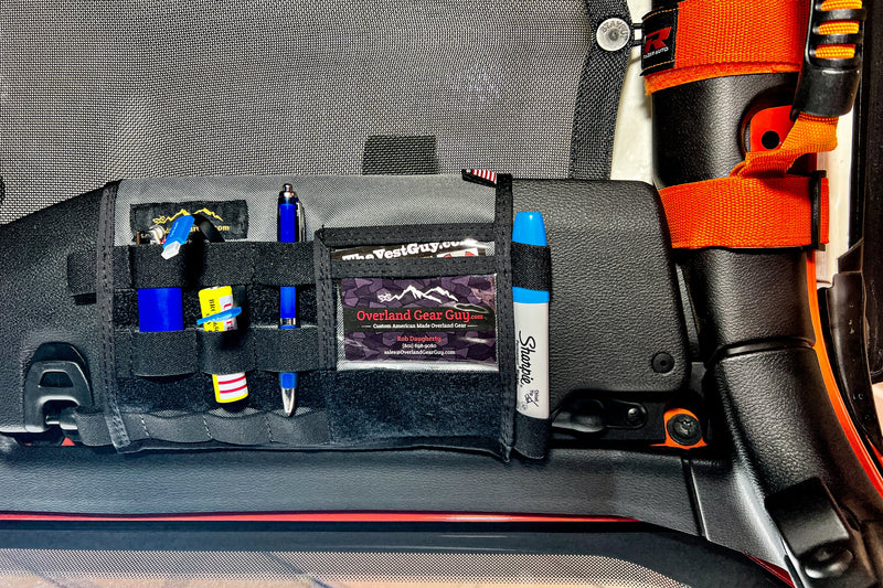 Load image into Gallery viewer, Jeep Gladiator MOLLE Visor Organizer - Tacoma Visor