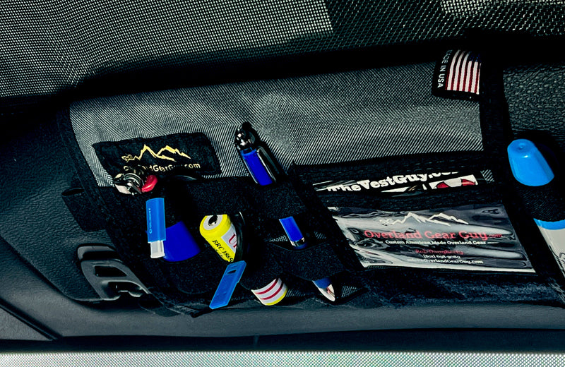 Load image into Gallery viewer, Jeep Gladiator MOLLE Visor Organizer - Tacoma Visor