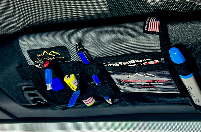 Load image into Gallery viewer, Jeep Gladiator MOLLE Visor Organizer - Tacoma Visor