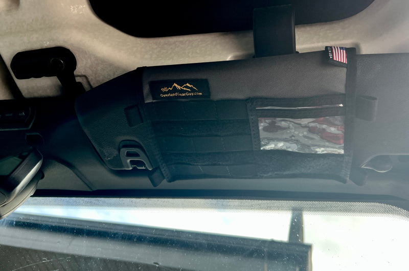 Load image into Gallery viewer, Jeep Gladiator MOLLE Visor Organizer - Tacoma Visor