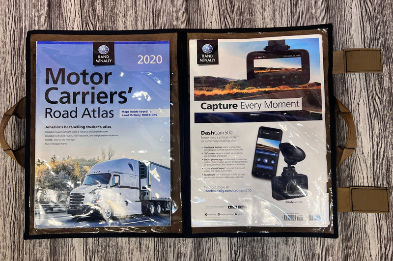 Load image into Gallery viewer, CLEAR Road Atlas - Map Pouch