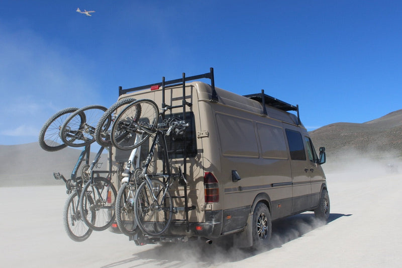 Load image into Gallery viewer, Lolo Racks 6 bike rack for 2" hitch standard tilting (includes locking hitch bolt)