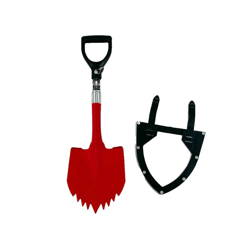 Load image into Gallery viewer, Krazy Beaver Mini Shovel  with guard(Textured Red Head / Black Handle # 45642)