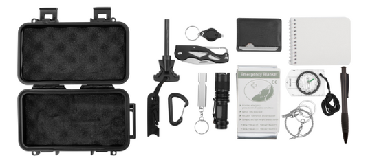 Performance Tool 12-IN-1 OUTDOOR SURVIVAL KIT