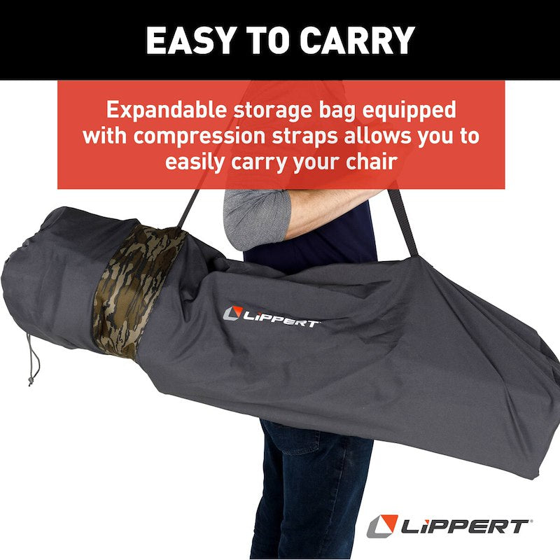 Load image into Gallery viewer, Lippert Components CAMPFIRE FOLDING CHAIR - CAMO