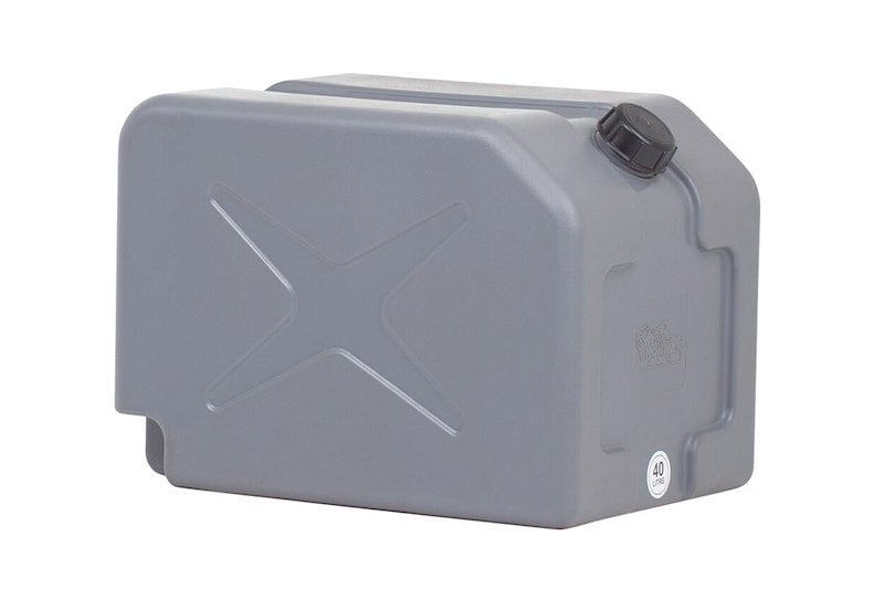 Load image into Gallery viewer, Ironman 2. 40L DOUBLE JERRY CAN WITH BARBED WATER OUTLET