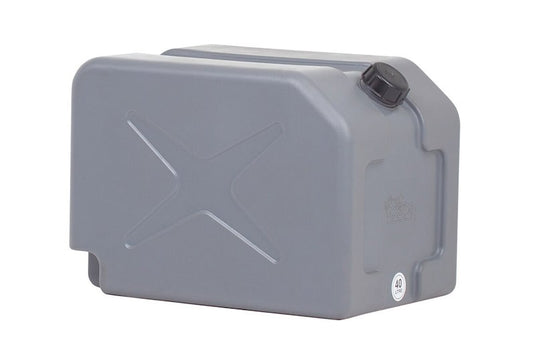 Ironman 2. 40L DOUBLE JERRY CAN WITH BARBED WATER OUTLET
