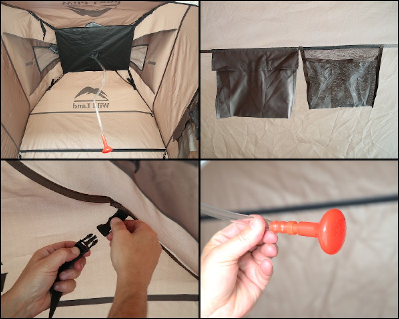 Load image into Gallery viewer, WILD LAND CAMPING GEAR CAMP SHOWER