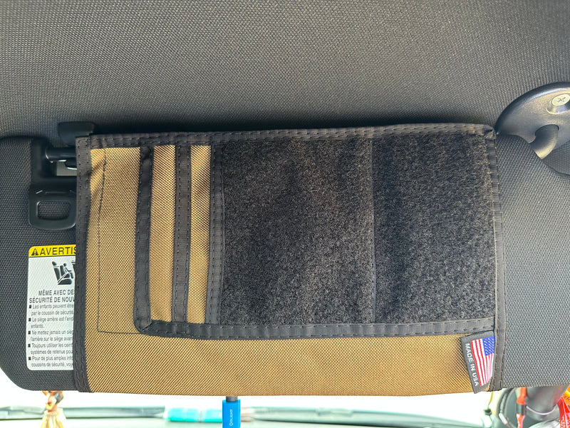 Load image into Gallery viewer, Jeep Gladiator MOLLE Visor Organizer - Tacoma Visor