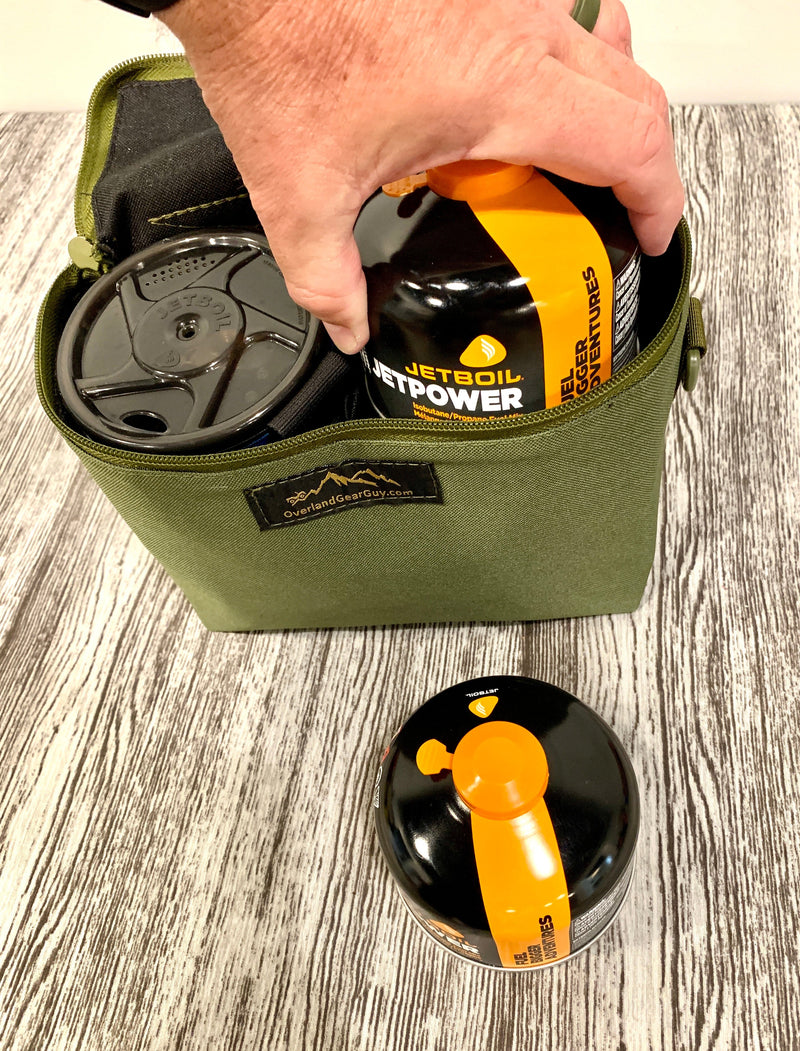 Load image into Gallery viewer, MOLLE JetBoil Pouch Dual Propane Bottle Pouch