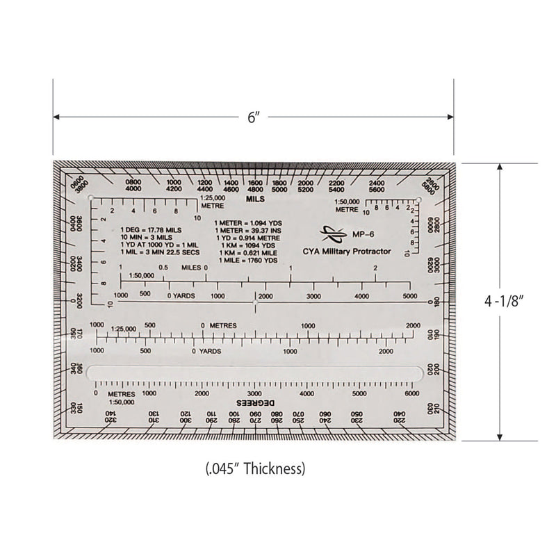 Load image into Gallery viewer, Military Map Protractor 2-Pack Set - Coordinate Scales for Map Reading and Navigation