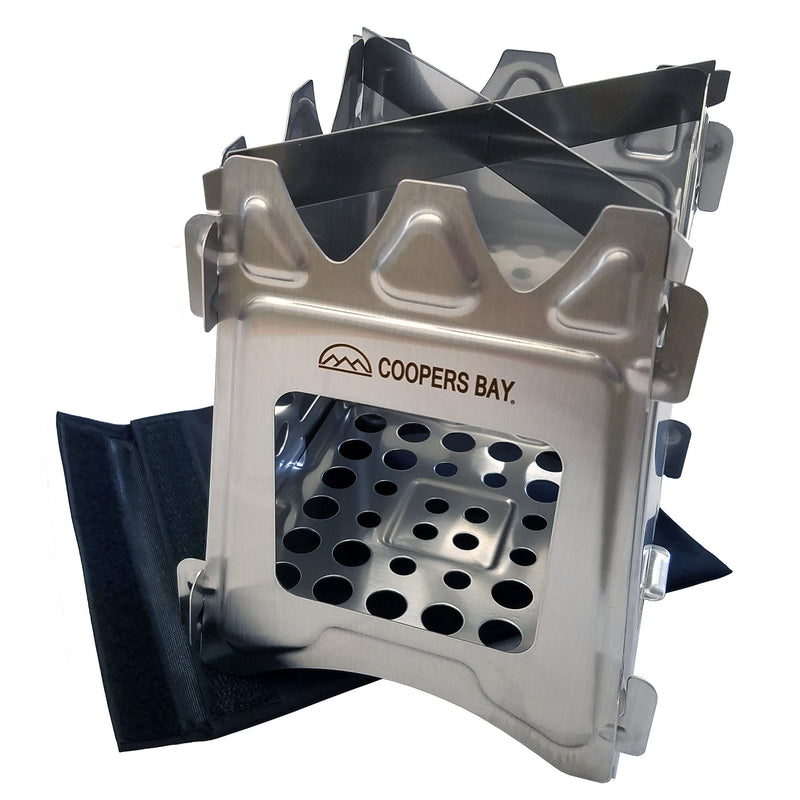 Load image into Gallery viewer, Hiker Twig Stove - LiteWeight Stainless Steel Flat-Pack Stove