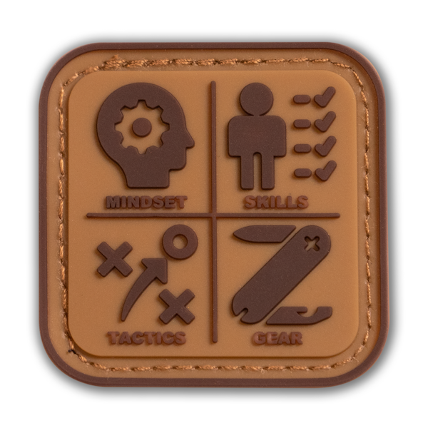 Load image into Gallery viewer, 4 Pillars of Survival Patch: Desert Tan