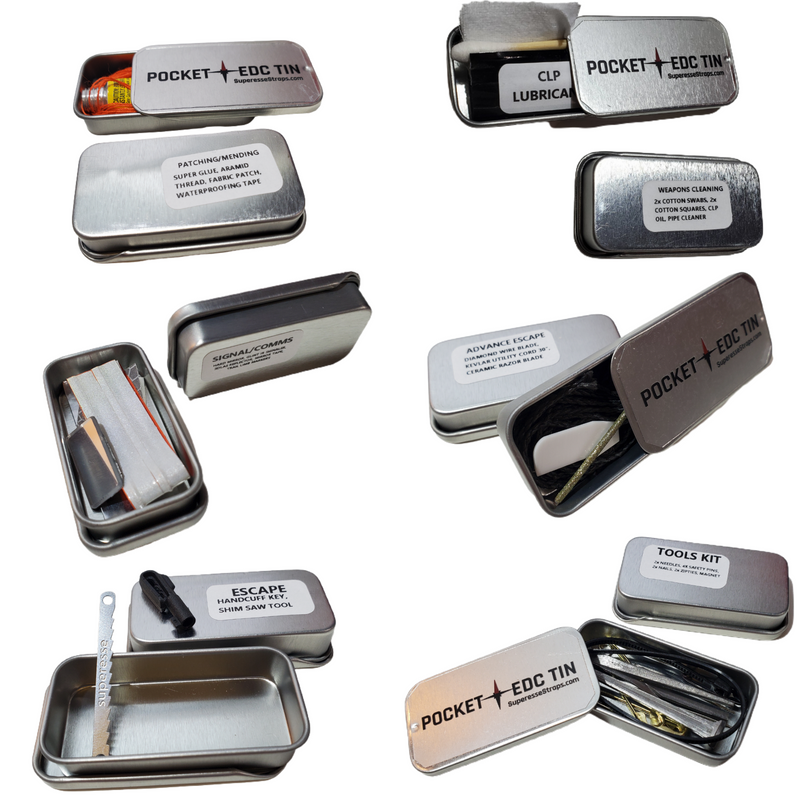 Load image into Gallery viewer, EDC Pocket Tin - Compartmentalized Survival Kits