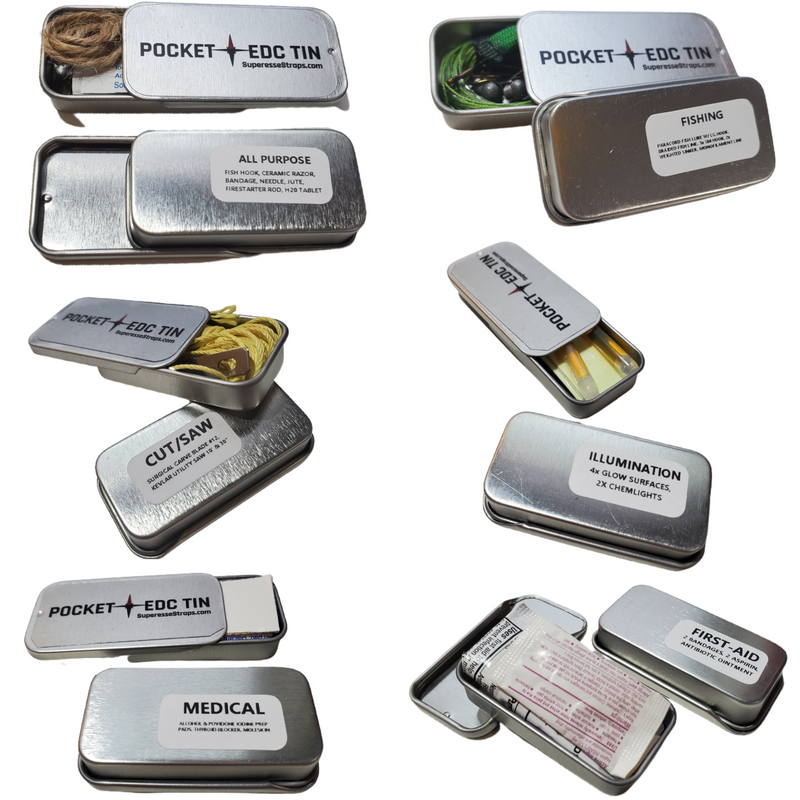 Load image into Gallery viewer, EDC Pocket Tin - Compartmentalized Survival Kits