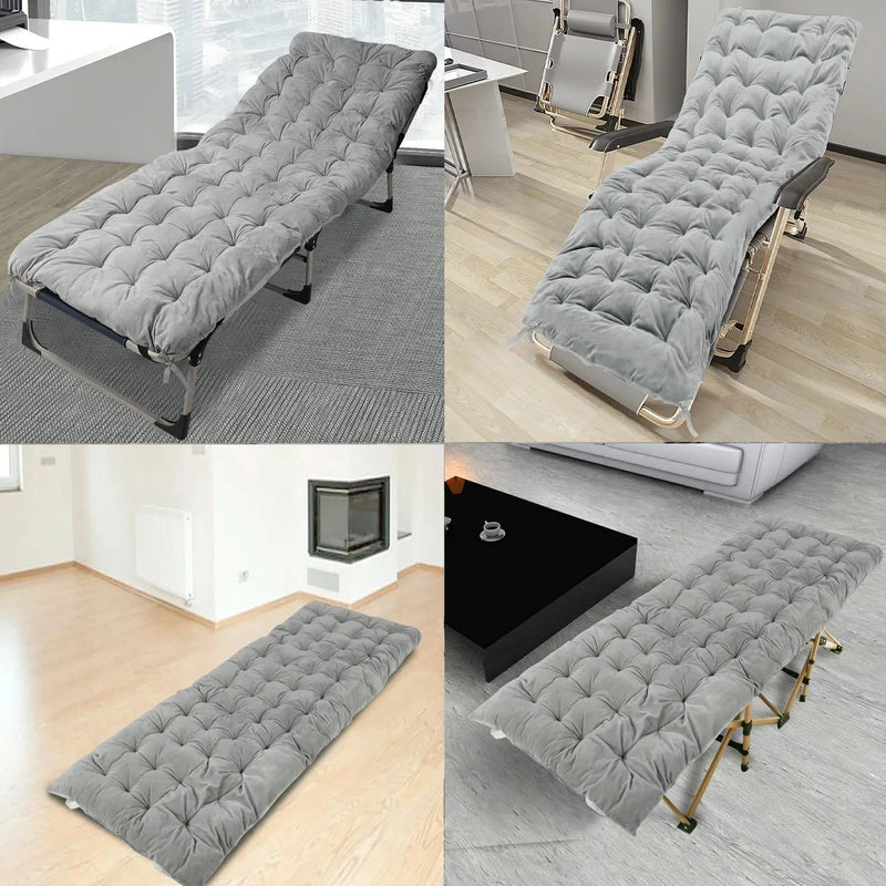 Load image into Gallery viewer, Portable Folding Sleeping Cot Mattress Pads for Camping,Gray Blue Black Brown