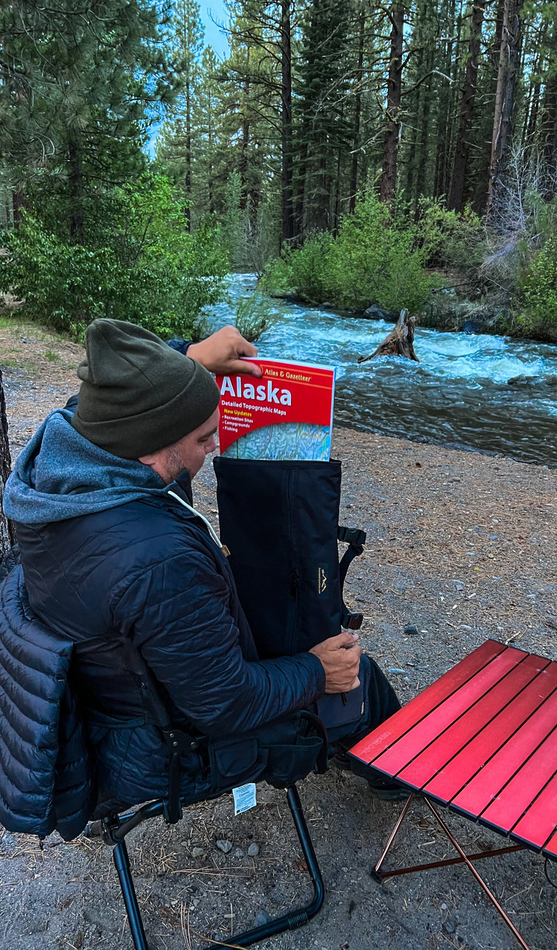 Load image into Gallery viewer, Road Atlas, Laptop/Tablet Seatback Pouch