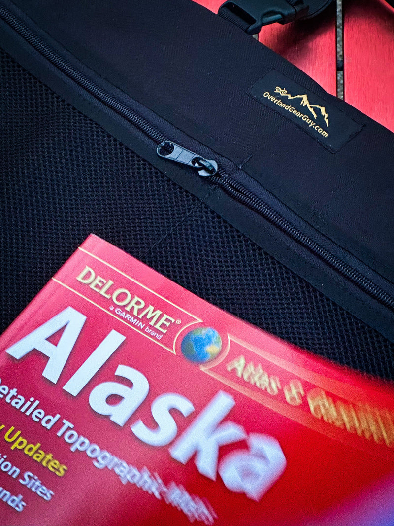 Load image into Gallery viewer, Road Atlas, Laptop/Tablet Seatback Pouch