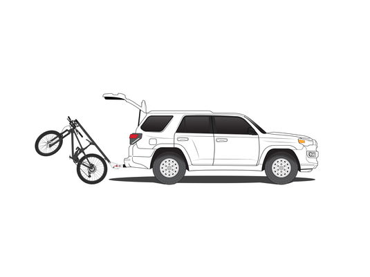 Lolo Racks 6 bike rack for 2" hitch standard tilting (includes locking hitch bolt)